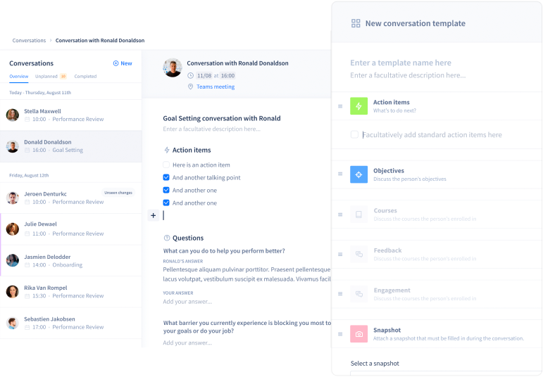 Redesigning 1-on-1 conversations for Intuo
